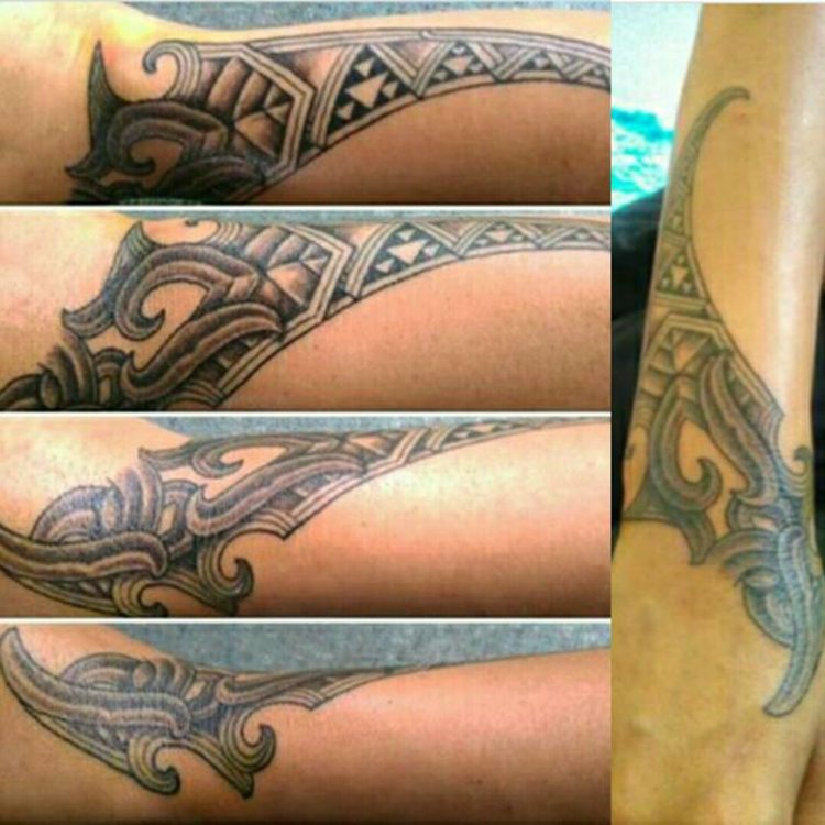 tattoo of maori symbols