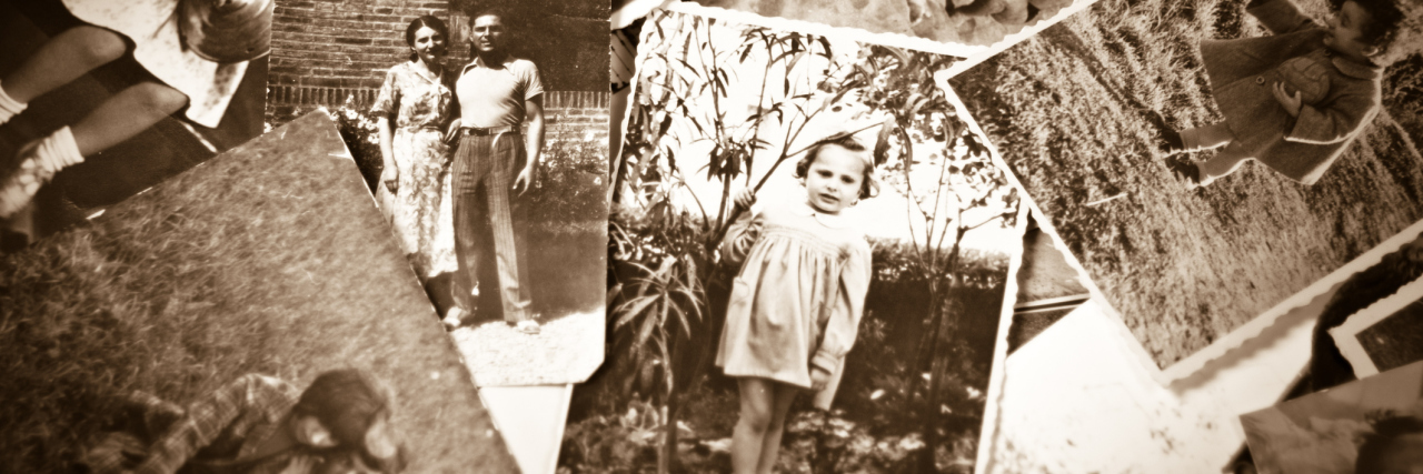 My Photographic Memory as a Person on the Autism Spectrum A pile of old black and white photographs.