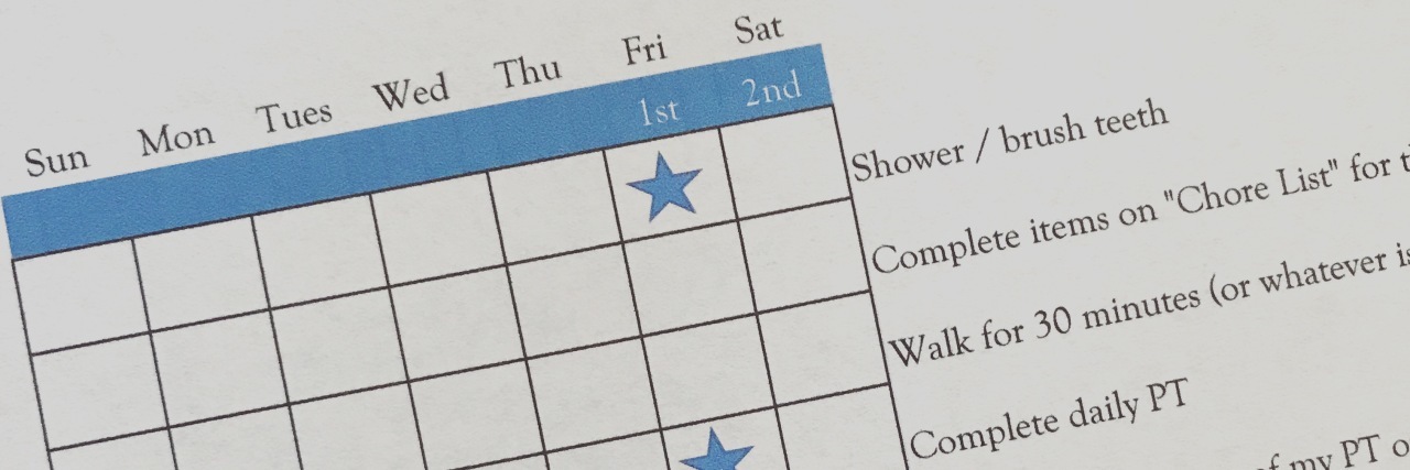 Not Being Able to Follow a Schedule With Ehlers-Danlos Syndrome daily to do task list