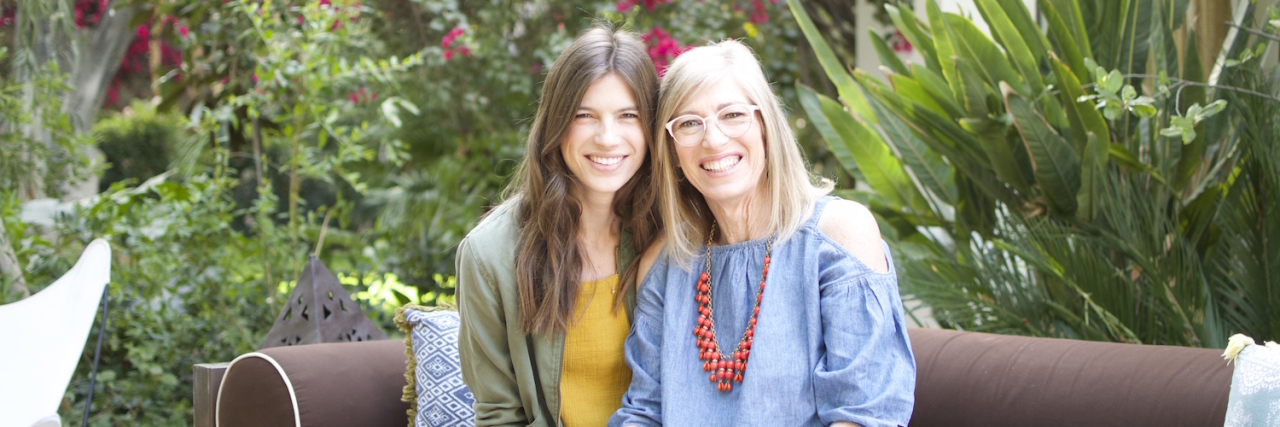 My Life With Familial Hypercholesterolemia and Raising Awareness Two women sitting on a couch outdoors