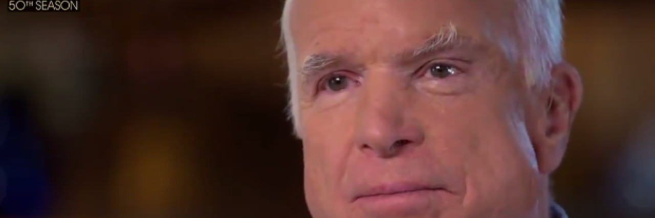 John McCain Shares 'Poor' Cancer Diagnosis Update on '60 Minutes' John McCain 60 Minutes feature