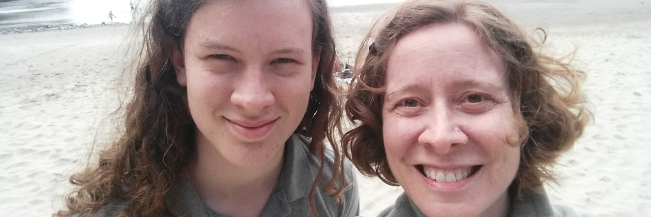 How I Embrace the Anxiety That Comes With My Cystic Fibrosis woman and young man at beach