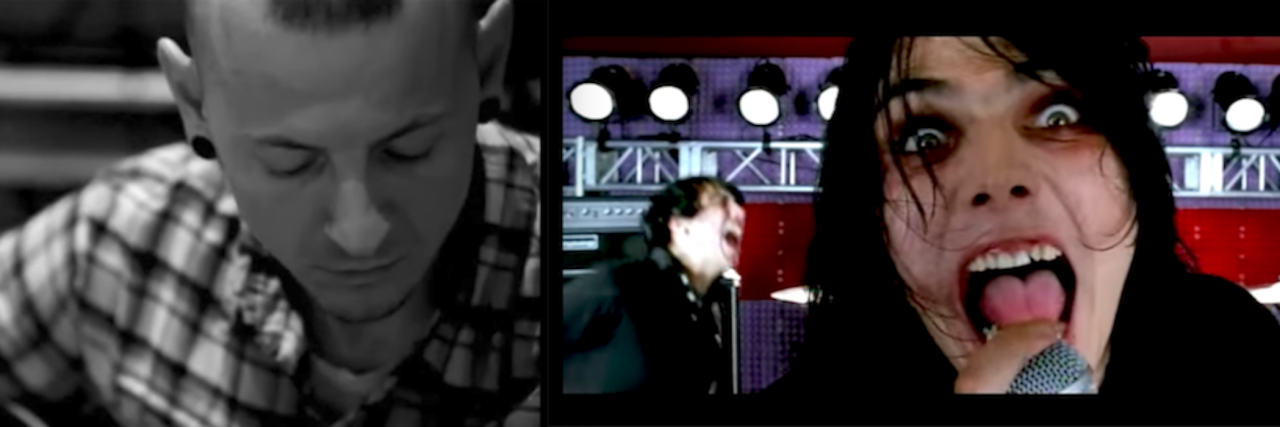 45 Songs That Helped People Deal With Depression as Teenagers linkin park and my chemical romance singing about depression