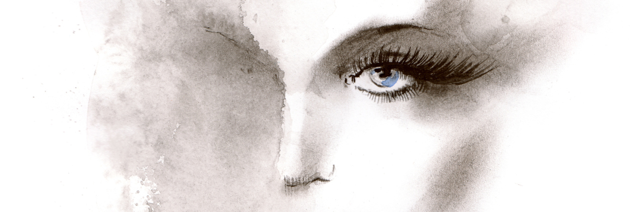 What 'Passive' Suicidal Ideation Looks Like female face (Cbm painting)