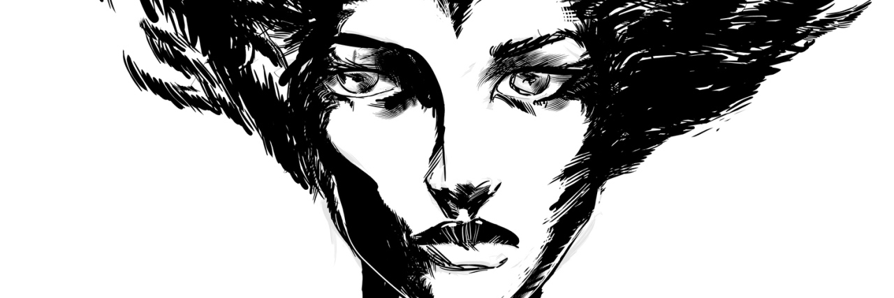Why I'm Grateful When My Friends Tell Me They Think I'm Manic Digital Ink Drawing