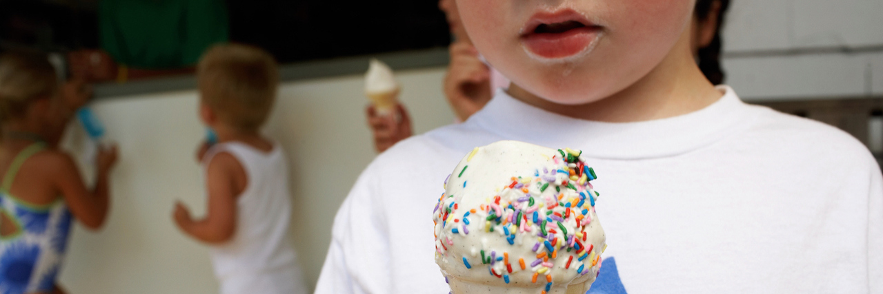 When Anxiety and Depression Make You Hold On to Guilt boy with ice cream