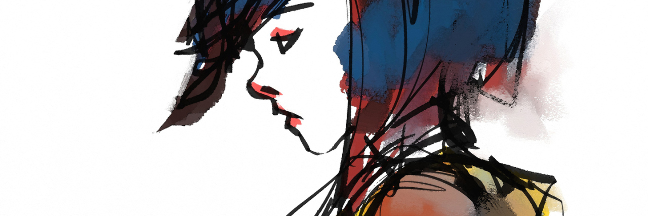 People Tell Me I'm 'Always' Tired Because of Mental Illness Cute girl watercolor illustration