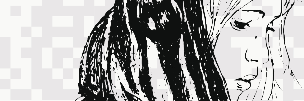 The Silent Trauma of Losing My Pregnancy Sketch of woman, looking sad