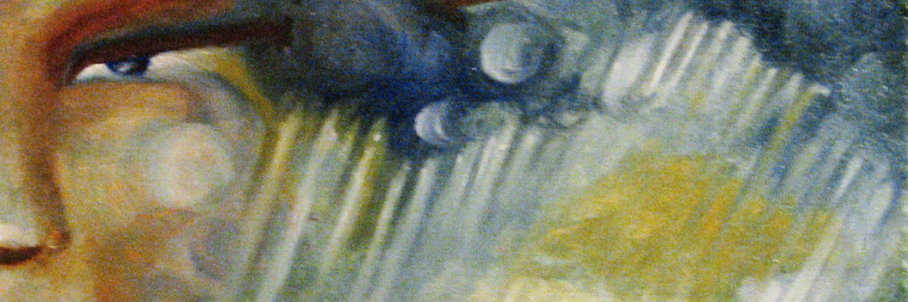 10 Ways to Deal With Post-Traumatic Stress Disorder Flashbacks Abstract painting of women's split face with clouds and raven on wire