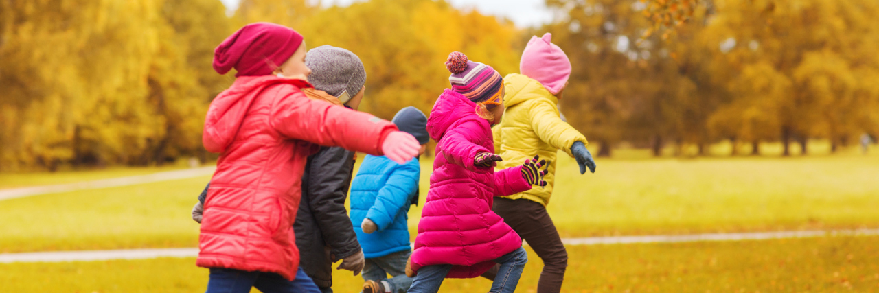 My Experience at Girl Scouts QuestFest as a Disabled Person Girls on a scavenger hunt.