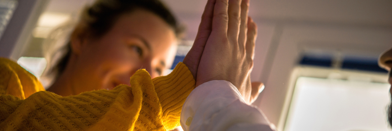 5 Ways to Help During National Suicide Prevention Week Two people giving a high five