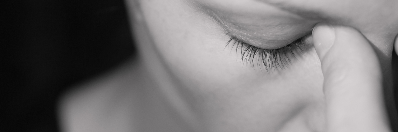 When People Sigh at My Eating Disorder Woman suffering from headache.