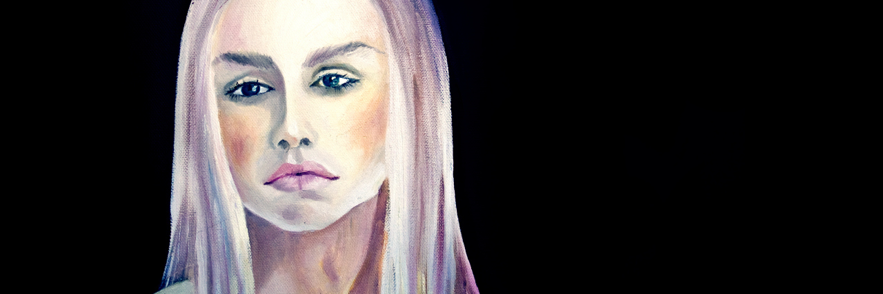 7 Reasons Why I Share My Childhood Sexual Abuse Story Portrait of beautiful girl, oil on canvas, original painting.