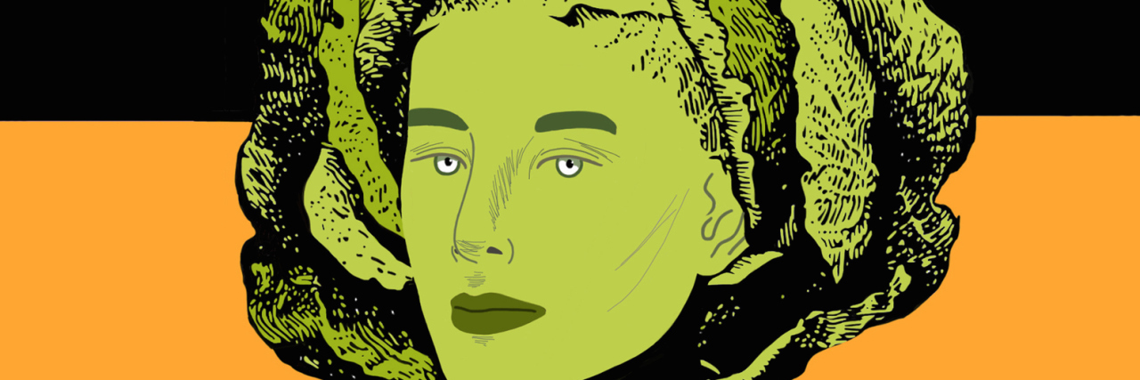 When People Think You're Too 'High-Functioning' to Have PTSD woman orange background