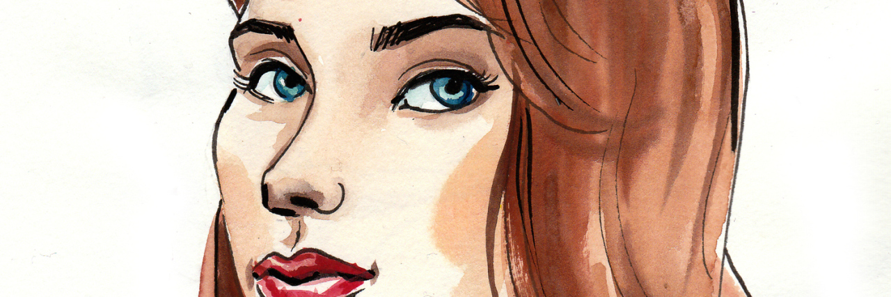 3 Ways to Deal With Anxiety When It Changes on You Watercolor painting of a pretty woman