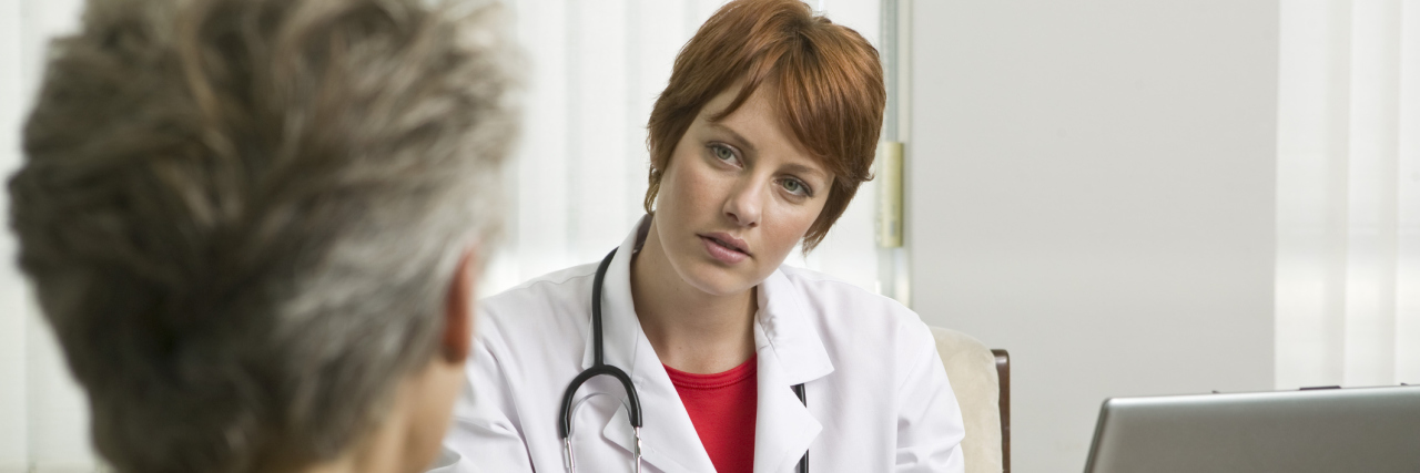 When Your Doctor Says, 'This Is as Good as It'll Get' A doctor and patient talking.