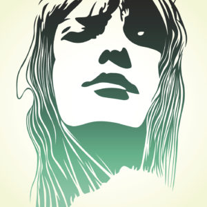 woman pop art portrait