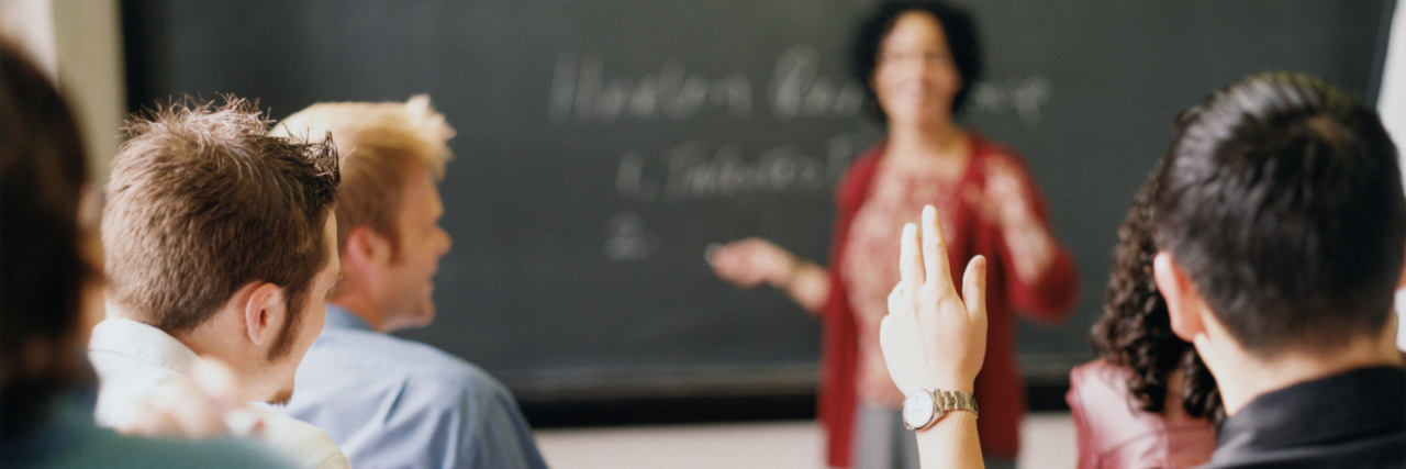 What Teachers Should Know About Students With Chronic Illness teacher lecturing class of students