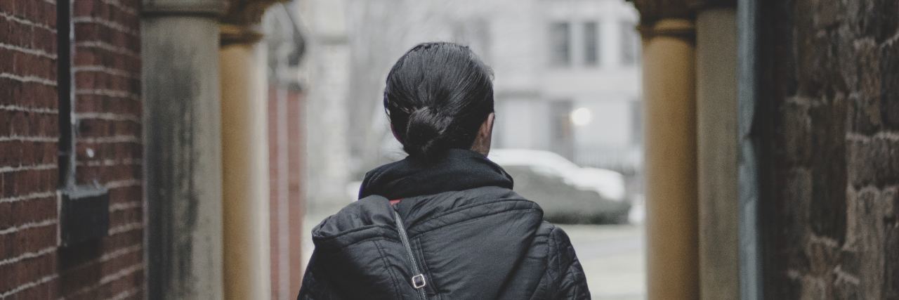 Attending College as a Zebra: Tips for Success student walking on campus