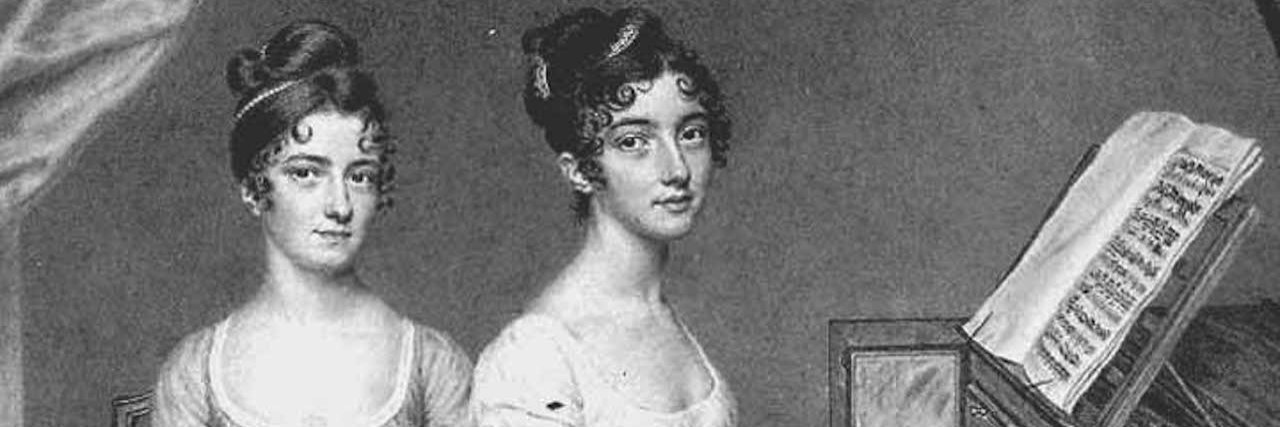 How Jane Austen's Advice for Women Applies to Female Patients 1800s drawing of women sitting at piano