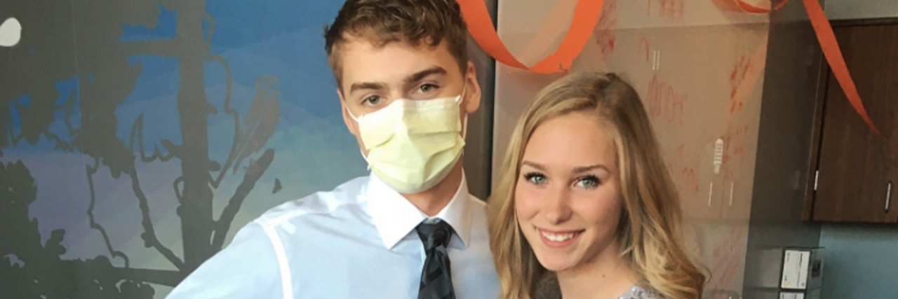 Sister Brings Homecoming to Hospital Room of Teen Brother With Cancer cancer teen homecoming feature