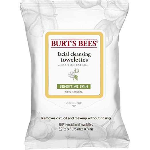 burts bees facial cleansing towelettes