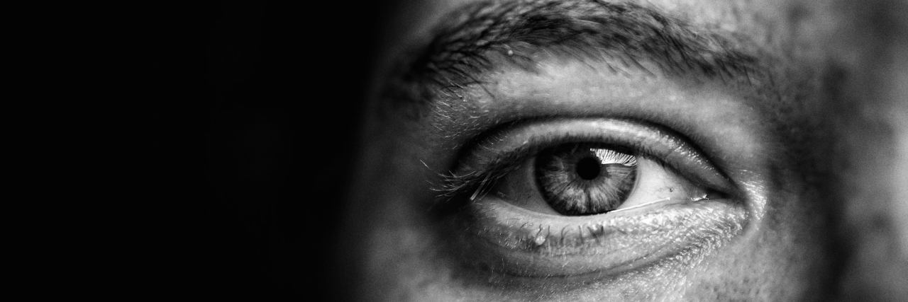 Why It's Easy for Me to Blame Others When I'm Anxious man eye