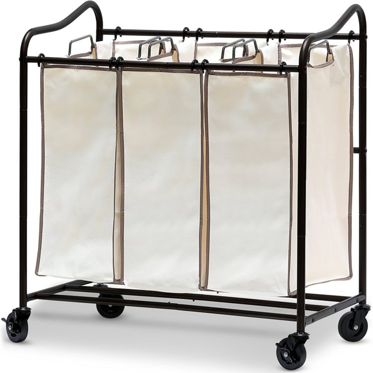 rolling laundry cart