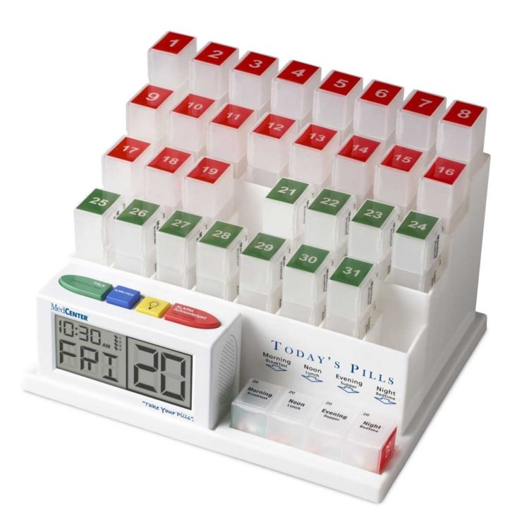 medcenter monthly pill organizer