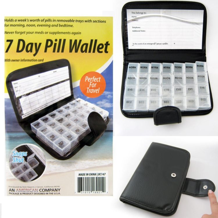 7 day pill wallet