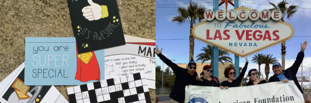 Ways to Support Suicide Prevention (Beyond Sharing the Lifeline) cards and out of the darkness walk