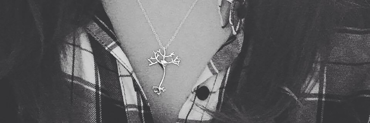 Don't Make Assumptions About My Asperger's Syndrome Neuron necklace for being Neural atypical.