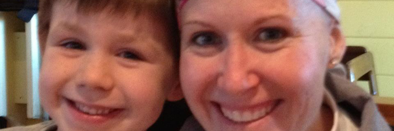 I Don’t Want to Be a Mom Today, and It's Because of My Breast Cancer. Betsy Hnath and son