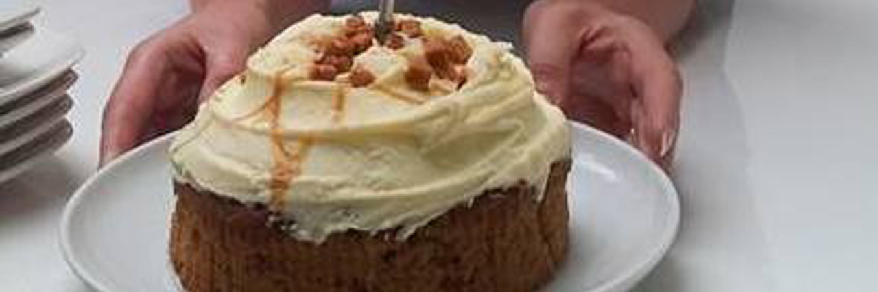 On My One-Year 'Cancerversary' and What Breast Cancer Taught Me Chris Lyon cancerversary cake
