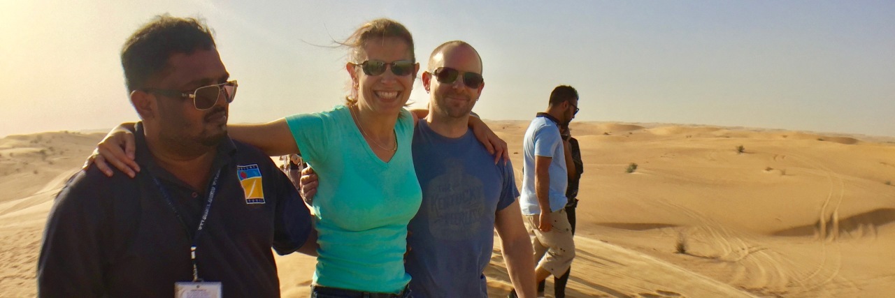 Accepting Kindness While Traveling With a Disability dubai desert safari sylvia longmire