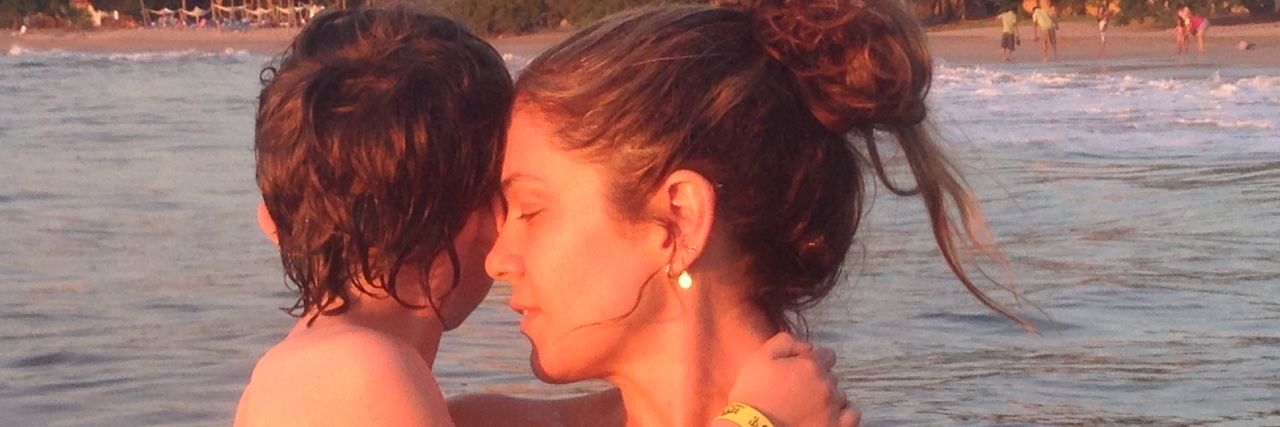 Creating Your Own Village While Struggling With Postpartum Depression the author and her child