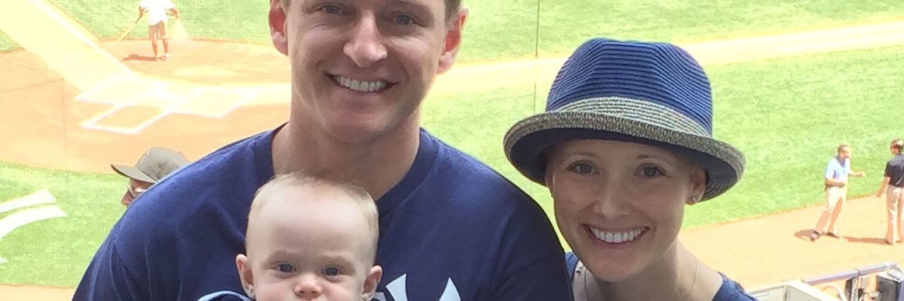 Drugs, Hugs and Losing My Jugs: A Breast Cancer Journal-August 5, 2015 Jessica Sliwerski Kyle at Poppy at Yankees Game