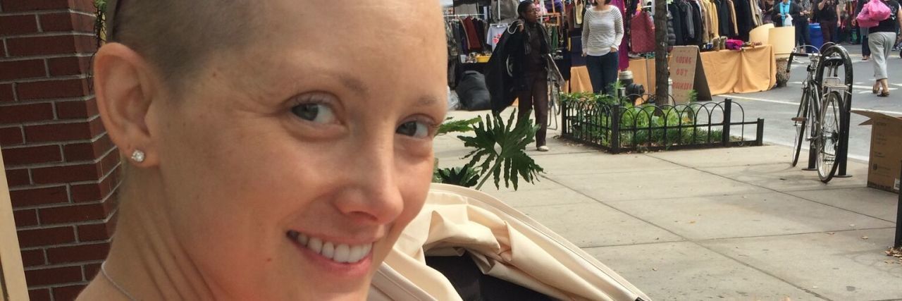 Drugs, Hugs and Losing My Jugs: A Breast Cancer Journal-August 20,2015 Jessica Sliwerski and Poppy hair growing