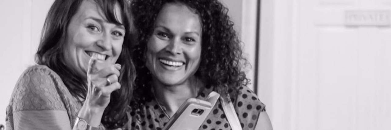 How to Achieve Your Goals With Lupus black and white photo of two friends smiling