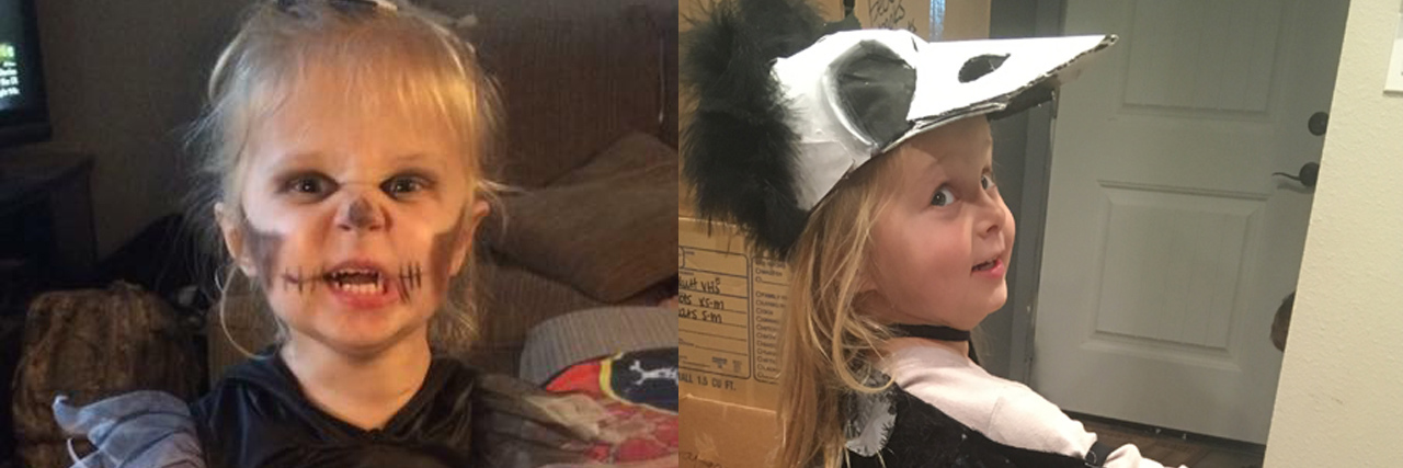 3-Year-Old Cancer Survivor Has Best Halloween Costumes Ever Scarlette Tipton Halloween Costumes feature