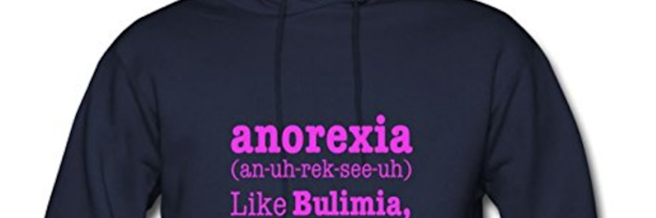 anorexia hoodie