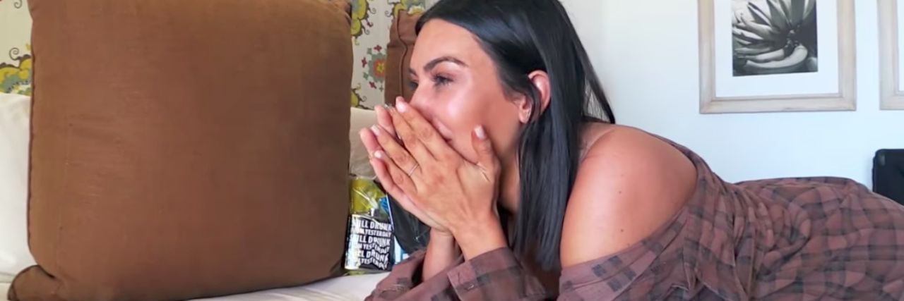 Kim Kardashian Filmed Having a Panic Attack on Show kim kardasian panic attack