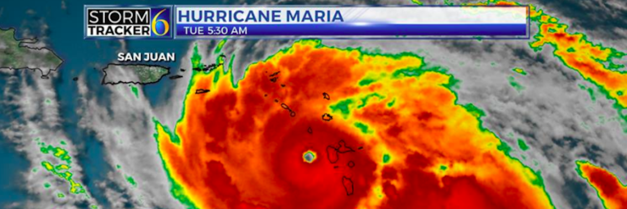 Living Through Hurricane Maria With Depression and Anxiety weather tracker of hurricane maria
