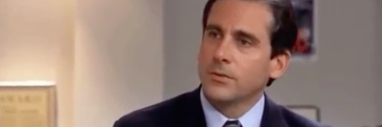 18 'The Office' GIFs for Chronic Illness michael scott asking 'Why are you the way that you are?'