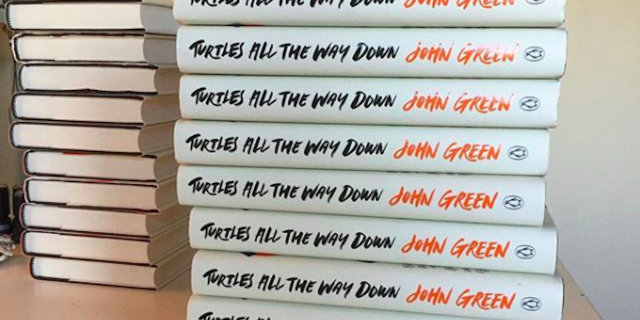 stack of the same book, "Turtles all the way down"