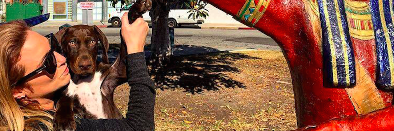 Woman With Bipolar Disorder Has Mission to House the Homeless The author and her dog