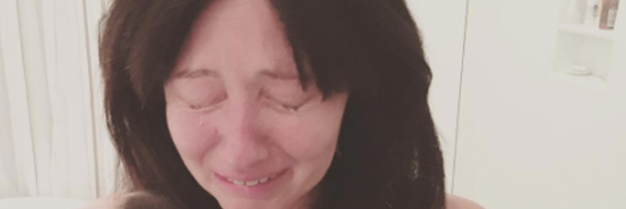 Shannen Doherty Shares Emotional Chemo Throwback Photo on Instagram Shannen Doherty chemo photo