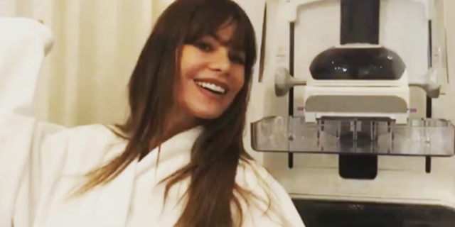 Sofia Vergara mammogram selfie