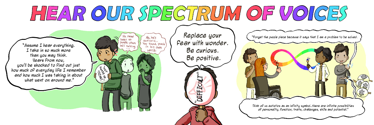 Autistic Comic Artist Releases 'Spectrum of Voices' Activate4Autism: Hear Our Spectrum of Voices