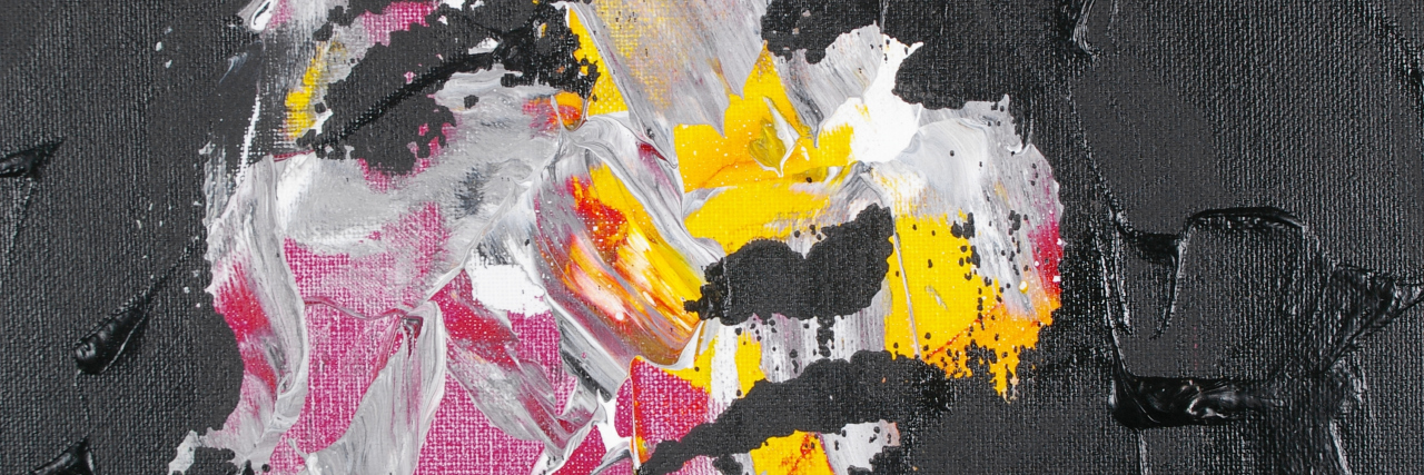 Taking a Step Back After the Las Vegas Tragedy original oil painting